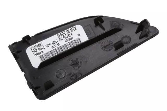 Jet Black Rear Passenger Side Door Armrest Pull Cup Bolt Cap - GM (22928427)