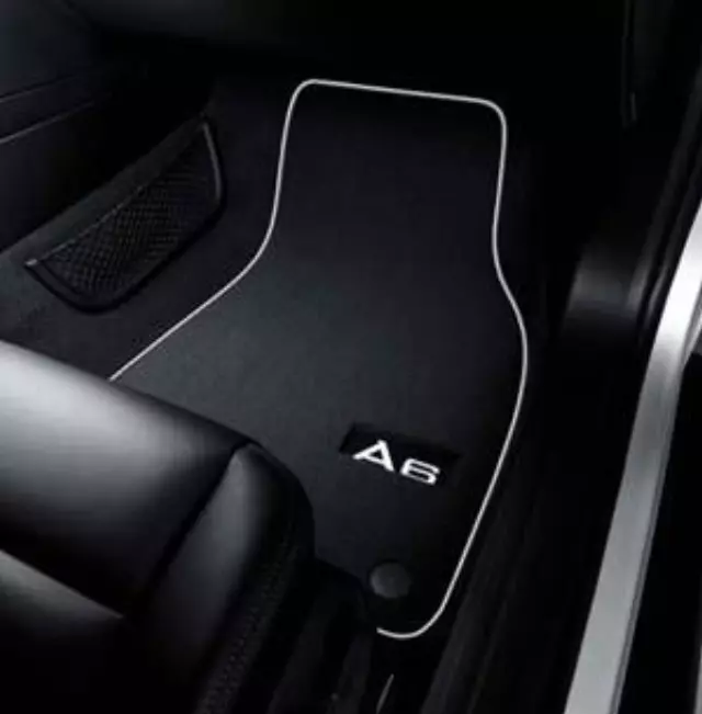 4G1061270MNO - : Premium Textile Floor Mats (Set Of 4) - Black for Audi: A6 Quattro Image