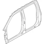 FL3Z16211A10A - Body: Aperture Panel for Ford: F-150 Image