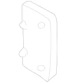 129820007464 - Electrical System: Reflector for Mercedes-Benz Image