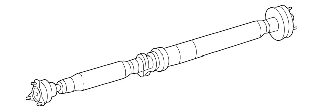 2534107201 - : Drive Shaft for Mercedes-Benz Image