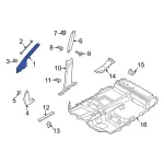 JT1Z6103599AE - Body: Windshield Pillar Trim for Ford: Transit Connect Image