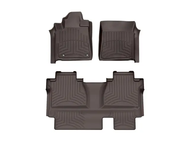 474081470939IM - : Cocoa  FloorLiner™ HP, 1st &amp; 2nd Row for WeatherTech Image