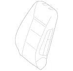 2469105702648M62 - Body: Seat Back Cover for Mercedes-Benz Image