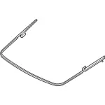 FR3Z76423A20AE - Body: Rear Molding for FORD Image