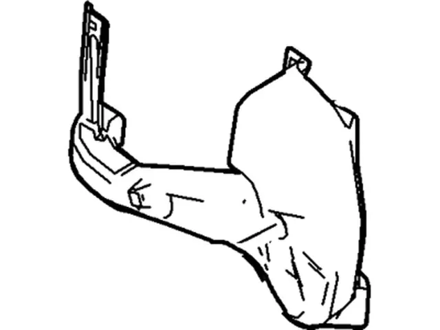 6L2Z18C433BA - HVAC: Outlet Duct for Ford: Explorer, Explorer Sport Trac | Mercury: Mountaineer Image