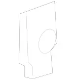 25451840 - Attachment Parts: Holder for Mercedes-Benz Image