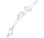 9074608104 - : Steering Column for Mercedes-Benz Image