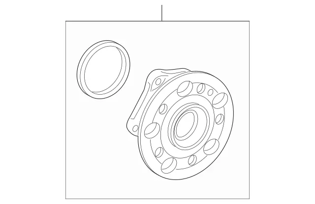 2223340000 - Front Axle: Wheel Bearing for Mercedes-Benz: AMG GT, AMG GT Black Series, AMG GT C, AMG GT R, AMG GT S, C63 AMG, C63 AMG S, Maybach S650, S63 AMG, S65 AMG Image image