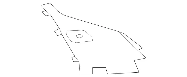 1668310041 - Heating and Ventilation: Cover Hood for Mercedes-Benz: GL350, GL450, GL550, GL63 AMG, GLE300d, GLE350, GLE400, GLE43 AMG, GLE450 AMG, GLE550e, GLE63 AMG, GLE63 AMG S, GLS350d, GLS450, GLS550, GLS63 AMG, ML250, ML350, ML400, ML550, ML63 AMG Image image