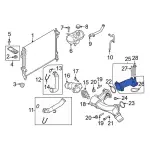 KR3Z8592D - : Water Outlet Pipe for Ford Image