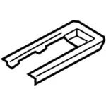 JL1Z7861749AS - Body: Track Cover for Lincoln: Navigator Image