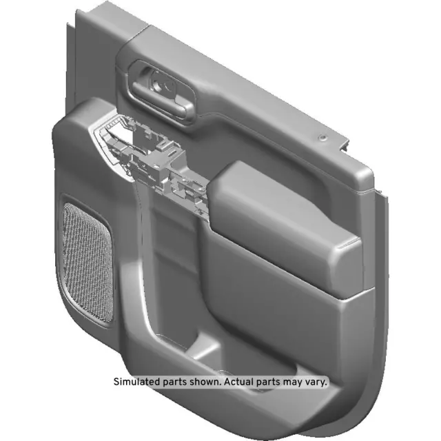 86787247 - Body: Door Trim Panel for Chevrolet: Silverado 2500 HD, Silverado 3500 HD Image