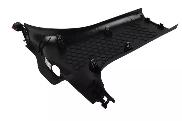 Jet Black Driver Side Center Pillar Lower Trim Panel - GM (23407807)