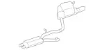 2044908659 - : Muffler &amp; Pipe for Mercedes-Benz Image