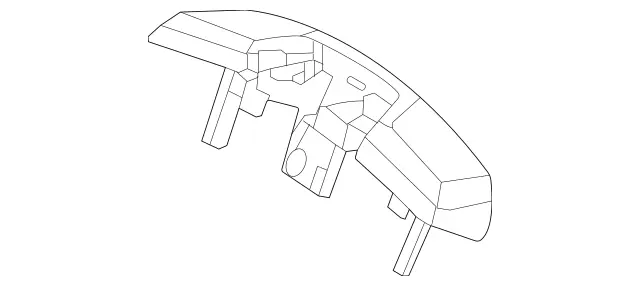 1679232700 - Rear Seat Bench: Reinforcement for Mercedes-Benz: GLS450, GLS580, GLS63 AMG, Maybach GLS600 Image image