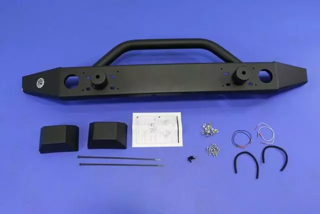 82213578AC - Exterior Accessories: Front Off-Road Bumper without Winch Mount &amp; OE Fog Light Holes in Black for 07-18 Jeep Wrangler JK for Jeep: Wrangler Image