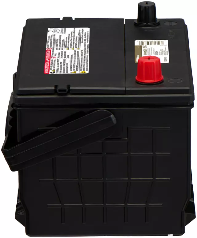 58G - Electrical, Charging and Starting: Vehicle Battery for Dodge: Neon | Ford: Country Squire, Crown Victoria, Escort, EXP, LTD Crown Victoria, Mustang, Ranger, Taurus, Tempo, Thunderbird, Windstar | Jeep: Cherokee, Comanche, Grand Wagoneer, J10, J20, Wagoneer, Wrangler | Kia: Sportage | Mazda: B2300, B3000 | Mercury: Colony Park, Cougar, Grand Marquis, Lynx, Sable, Topaz, Tracer Image