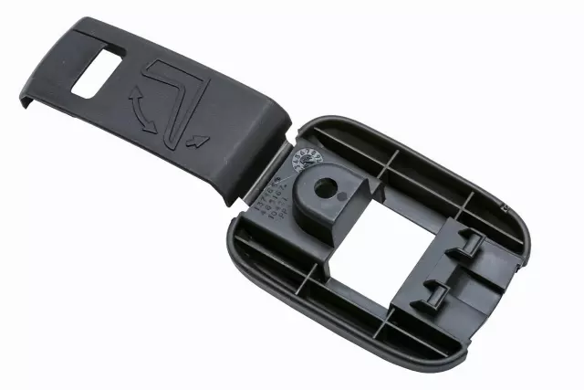 Ebony Rear Passenger Side Seat Latch Release Strap Bezel - GM (15901771)