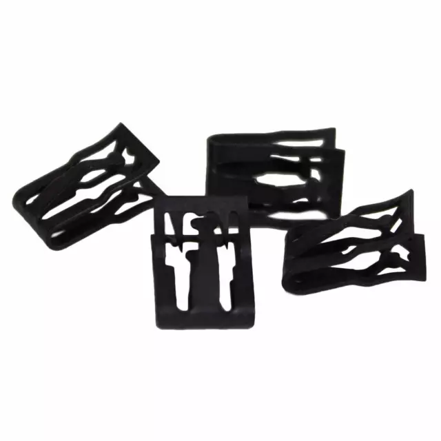 W710338S424 - Body: Upper Quarter Trim Retainer Clip for Ford: E-Transit, Edge, Expedition, Explorer, F-150, F-150 Lightning, F-250 Super Duty, F-350 Super Duty, F-450 Super Duty, Fusion, Mustang, Police Interceptor Utility, Police Responder Hybrid, Ranger, SSV Plug-In Hybrid, Transit-150, Transit-250, Transit-350, Transit-350 HD | Lincoln: Continental, MKX, MKZ, Nautilus, Navigator Image