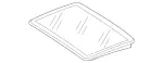 2167800021 - Sliding Roof: Cap for Mercedes-Benz: CL550, CL600, CL63 AMG, CL65 AMG Image
