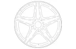25740113007X23 - : Wheel                                    for Mercedes-Benz Image