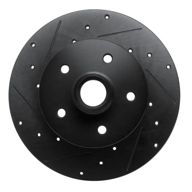 63374037L - Brakes &amp; Brake Parts: DFC Brake Rotor - Drilled and Slotted - Black for DYNAMIC FRICTION Image
