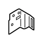 FR3Z74045G22B - Body: Cowl Trim Cover for FORD Image