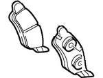 F5ZZ2001A - Brakes: Front Pads for Ford Image