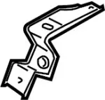 84963AL500 - Body: Cover Bracket for Infiniti Image
