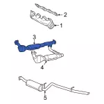 F75Z5E212NA - Exhaust: Converter for Ford Image image