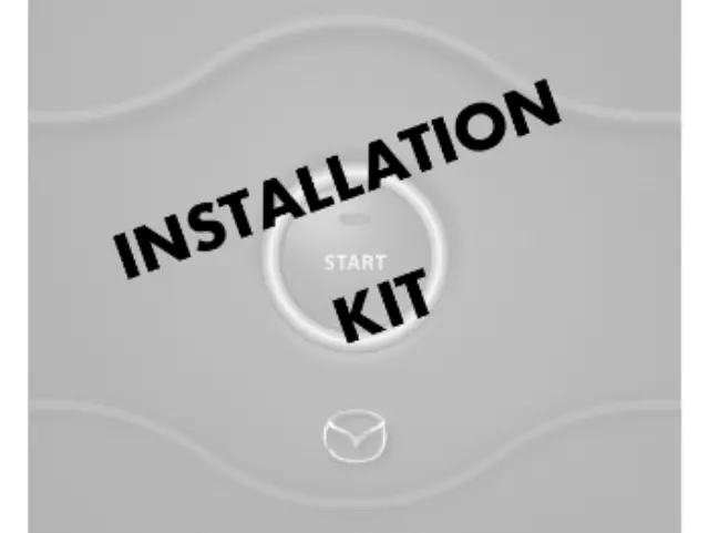 Mazda Mobile Start - Installation Kit - Mazda (0000-8F-P07B)