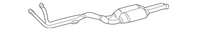 2104900119 - : Exhaust Pipe                             for Mercedes-Benz: E 320 Image