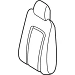 FL1Z7864417AA - Body: Seat Back Cover for Ford: Expedition Image