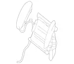 1769100004 - Driver Seat: Seat Adjustment for Mercedes-Benz: AMG GT C, AMG GT S, C350e, C400, C450 AMG, C63 AMG, CLA250, GLA250 Image