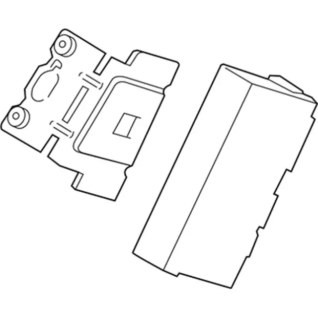 JL3Z19H332AA - Body: Trailer Brake Control for Ford Image