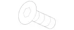 1409840429 - Rear-End Door: Screw for Mercedes-Benz Image